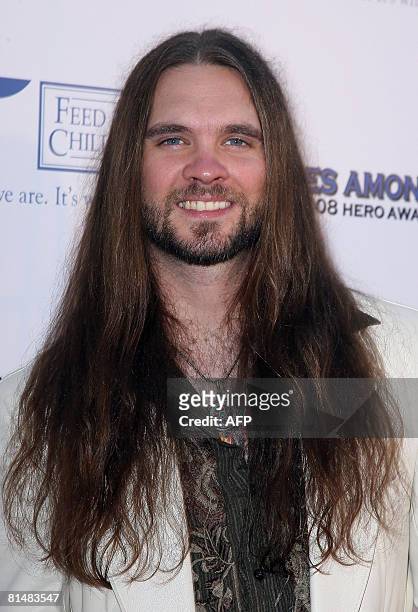 Singer and Musician Bo Bice arrives for the Hero Awards 2008 at the Hilton Hotel in Universal City, California on June 6, 2008. AFP PHOTO / VALERIE...