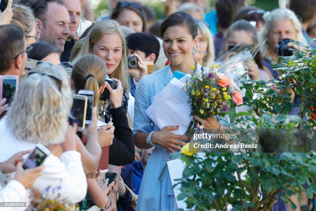 Crown Princess Victoria of Sweden 40th Birthday Celebrations in Solliden