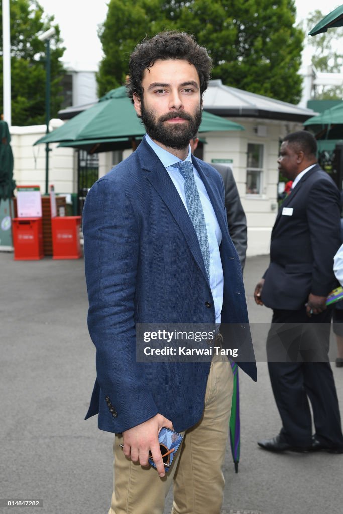 Celebrities Attend Wimbledon