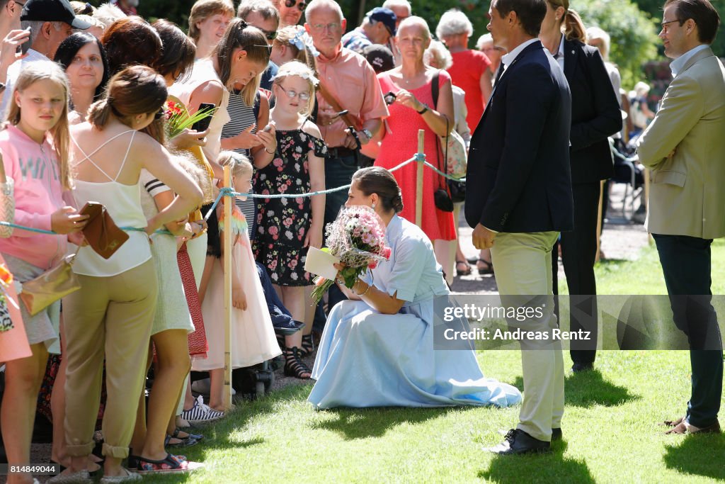 Crown Princess Victoria of Sweden 40th Birthday Celebrations in Solliden