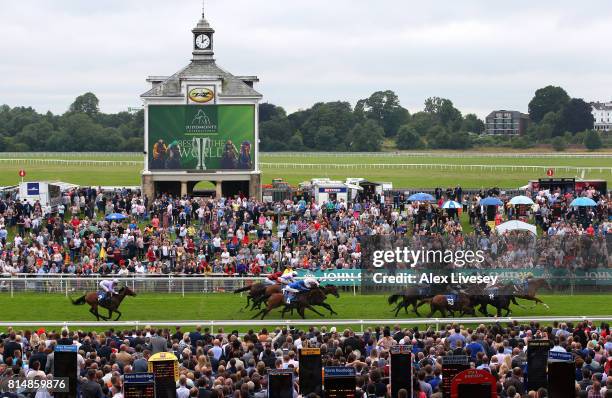 Chiefofchiefs ridden by Steve Donohue wins The John Smith's Racing Stakes at York Racecourse on July 15, 2017 in York, England.