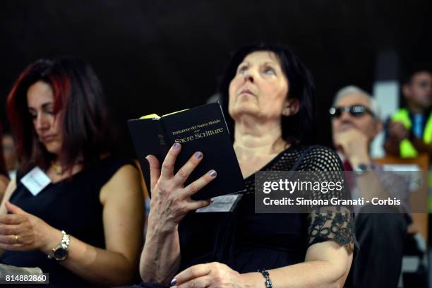 Congress of Jehovah's Witnesses at PalaLottomatica, on July 15, 2017 in Rome, Italy.