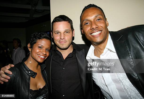 Keisha Chambers, Justin Chambers and guest *EXCLUSIVE*