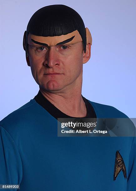 Dean Haglund, Langley of the Lone Gunmen from the "X-Files" as Mr. Spock