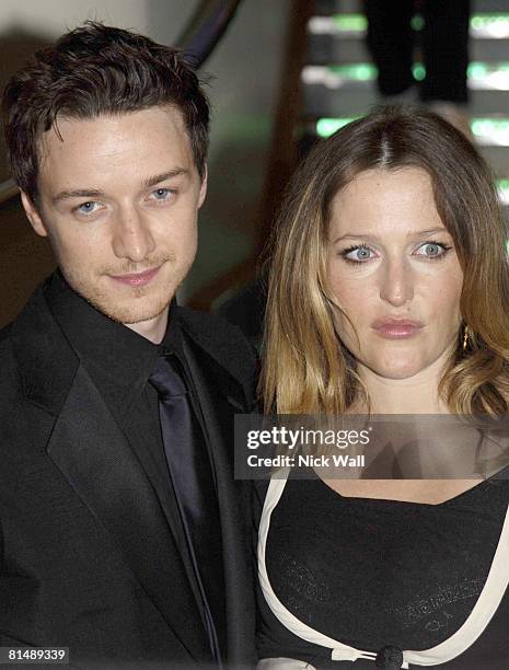 James McAvoy and Gillian Anderson