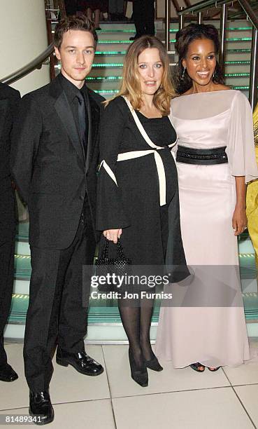 James McAvoy, Gillian Anderson and Kerry Washington