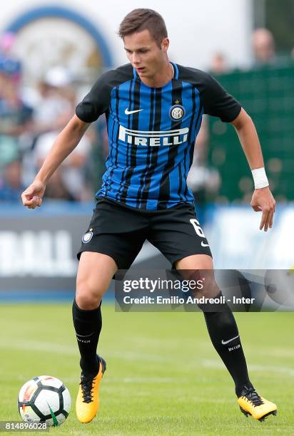 Zinho Vanheusden of FC Internazionale Milano in action during the Pre-Season Friendly match between FC Internazionale and Nurnberg on July 15, 2017...