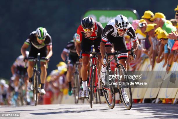 104th Tour de France 2017 / Stage 14 Arrival / Sprint / Michael MATTHEWS / Greg VAN AVERMAET / Edvald BOASSON HAGEN / Blagnac - Rodez-Cote de...