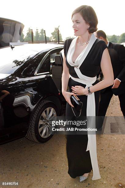Jasmine Guinness arrives at The Raisa Gorbachev Foundation Party at Hampton Court Palace on June 7, 2008 in Richmond-upon-Thames, England.