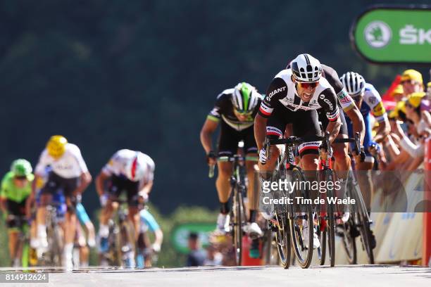 104th Tour de France 2017 / Stage 14 Arrival / Sprint / Michael MATTHEWS / Greg VAN AVERMAET / Philippe GILBERT / Blagnac - Rodez-Cote de...
