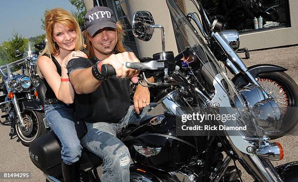 Recording Artists Brother and Sister Elaine Roy and Lee Roy are The Roys at the TJ Martel Little Big Town Ride for A Cure, Being held during the 2008...