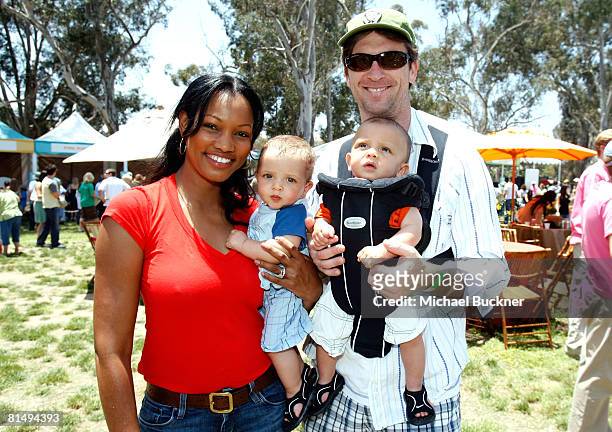 Actress Garcelle Beauvais-Nilon and husband Michael Nilon at the A Time for Heroes Celebrity Carnival Sponsored by Disney benefiting the Elizabeth...
