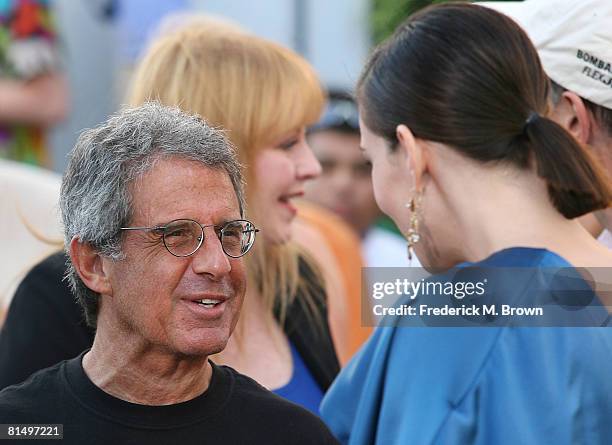 Universal executive Ron Meyer and actress Liv Tyler attend "The Incredible Hulk" film premiere at Universal Studios on June 8, 2008 in Universal...