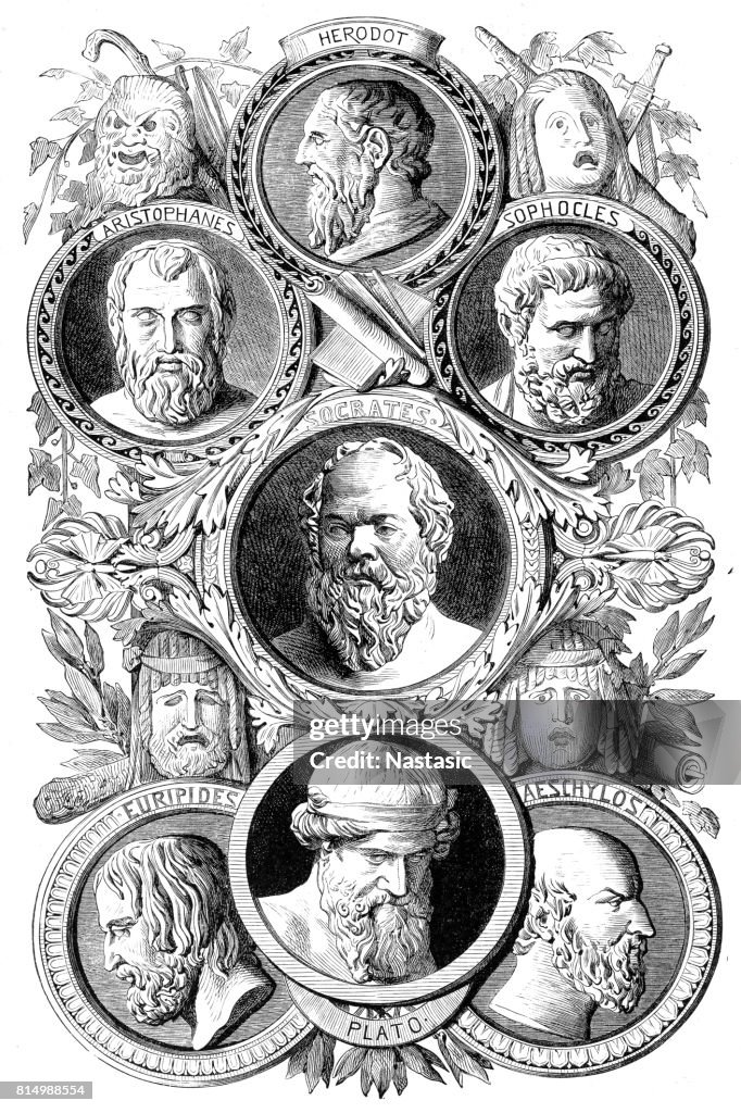 Famous Greek poets and philosophers