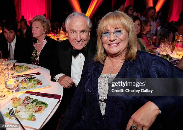 Writer/director Garry Marshall and actress Penny Marshall in the audience at the 6th annual "TV Land Awards" held at Barker Hangar on June 8, 2008 in...