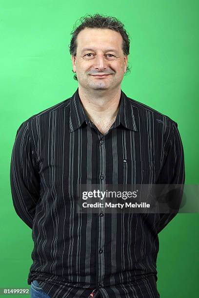 Wellington Phoenix CEO Tony Pignata poses during the official 2008/2009 Hyundai A-League portrait session at Newtown Park on June 6, 2008 in...