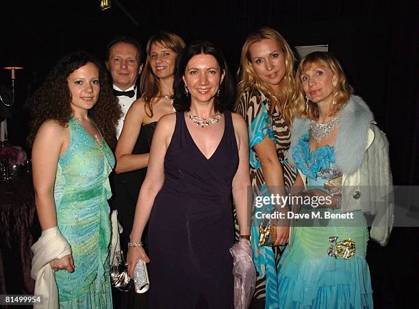 Anatoly landsman, Elena Ragozhina founder of the Russian Media House, their daughter Katia, Ekaterina Neverova and guests attend the Raisa Gorbachev...