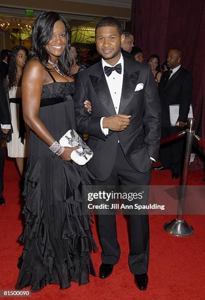 Tameka Foster and Usher Raymond