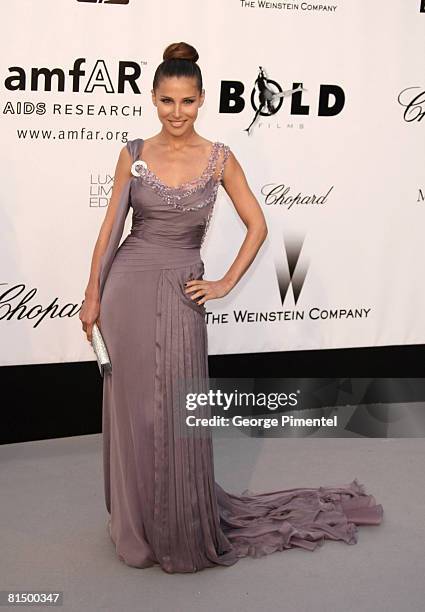 Actress Elsa Pataky arrives at amfAR's Cinema Against AIDS 2008 benefit held at Le Moulin de Mougins during the 61st International Cannes Film...