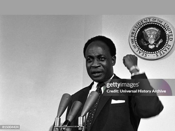 Kwame Nkrumah PC led Ghana to independence from Britain in 1957 and served as its first prime minister and president. Nkrumah first gained power as...