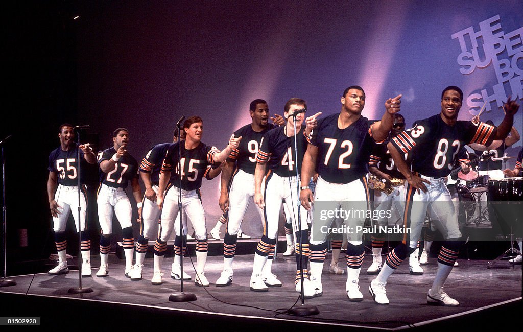 1985 Chicago Bears - Super Bowl Shuffle Video Shoot