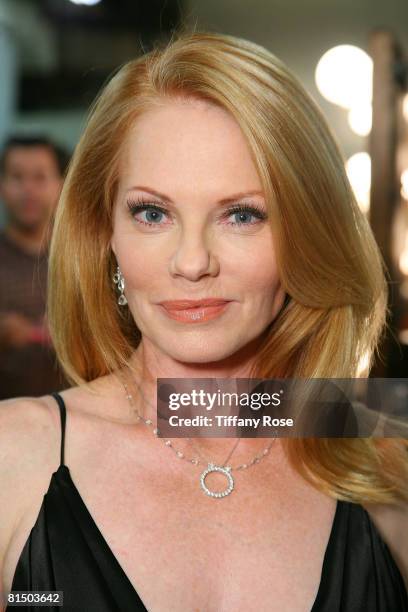 Actress Marg Helgenberger arrives at What a Pair! 6 at The Orpheum Theatre on June 8, 2008 in Los Angeles, CA.