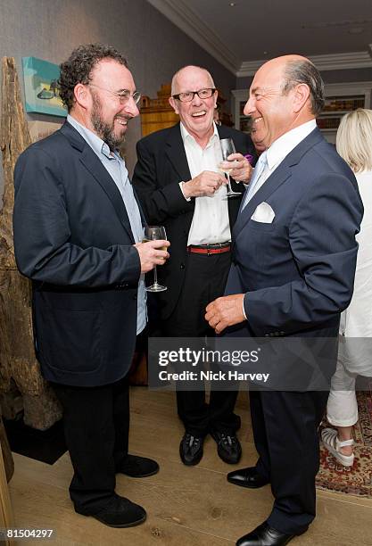 Anthony Sher, Richard Wilson and Arnold Crook attend "Cries from the Heart" presented by Human Rights Watch at the Theatre Royal Haymarket on June 8,...