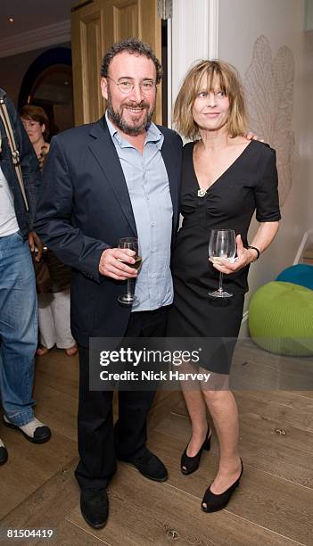 Anthony Sher and Julie Christie attend "Cries from the Heart" presented by Human Rights Watch at the Theatre Royal Haymarket on June 8, 2008 in...