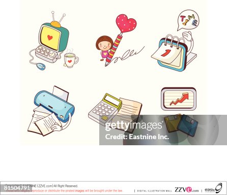 Various objects displayed against white background Various objects displayed against white background