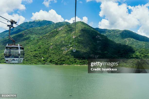 kunnen auto - ngong ping 360 hong kong - ngong stockfoto's en -beelden