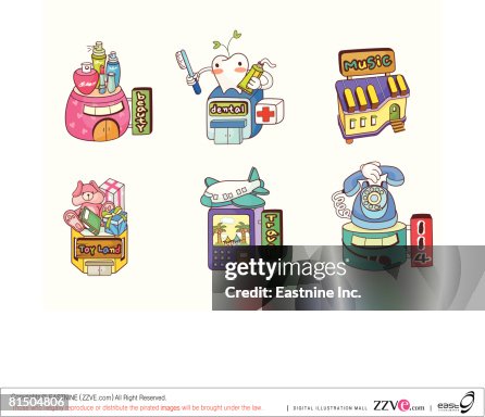 Various objects displayed against white background Various objects displayed against white background