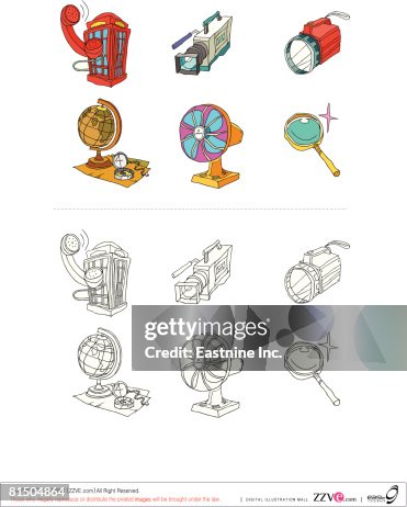 Objects displayed against white background Objects displayed against white background