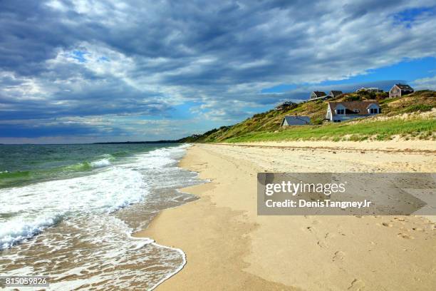 plage de corn hill, massachusetts de truro - cape cod photos et images de collection