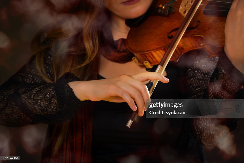 Violinist's hand