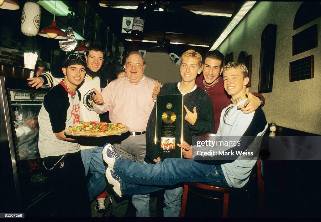 Lou Pearlman with N'Sync - 1996