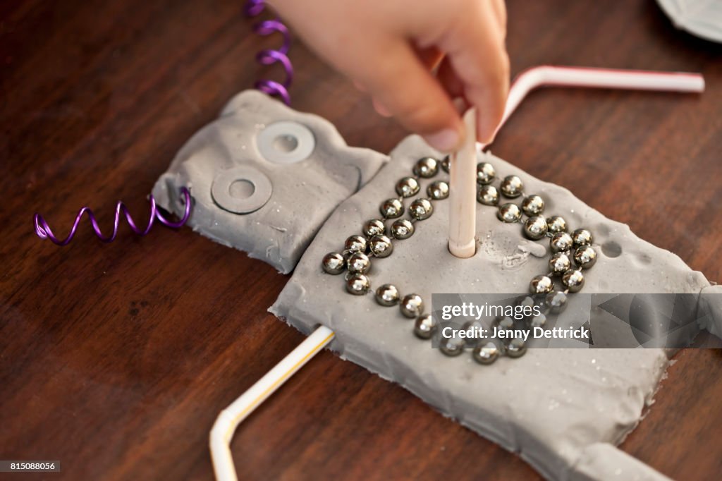 Play dough robot