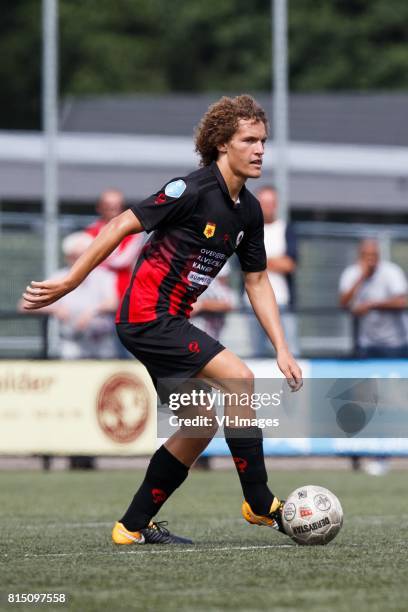 Wout Faes of Excelsior during the friendly match between XerxesDZB and Excelsior Rotterdam at Sportpark Faas Wilkes on july 15, 2017 in Rotterdam,...
