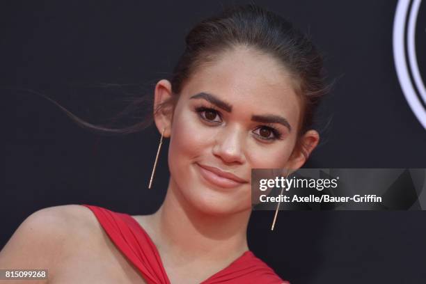 Actress Madison Pettis arrives at the 2017 ESPYS at Microsoft Theater on July 12, 2017 in Los Angeles, California.