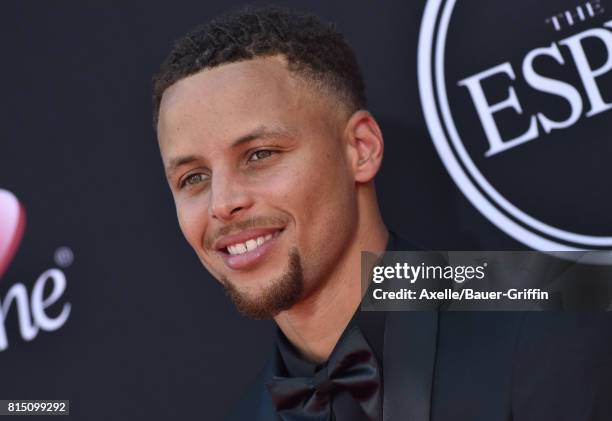 Player Steph Curry arrives at the 2017 ESPYS at Microsoft Theater on July 12, 2017 in Los Angeles, California.