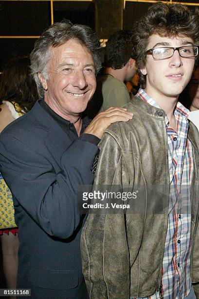 Dustin Hoffman and son Max Hoffman