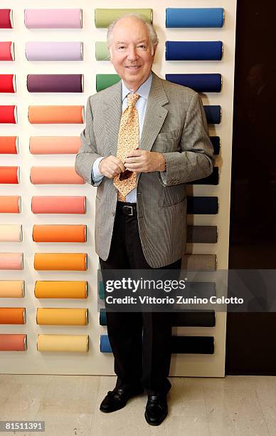 Carlo Giovannelli attends a press conference at the Harmont & Blaine showroom on June 10, 2008 in Milan, Italy. The fashion brand introduced Italian...
