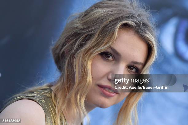 Actor Hannah Murray arrives at the premiere of HBO's 'Game Of Thrones' Season 7 at Walt Disney Concert Hall on July 12, 2017 in Los Angeles,...