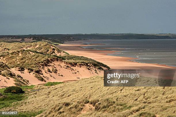 This general view taken on June 10, 2008 shows Balmedie beach in Aberdeenshire, Scotland, near where US tycoon Donald Trump hopes to build a...