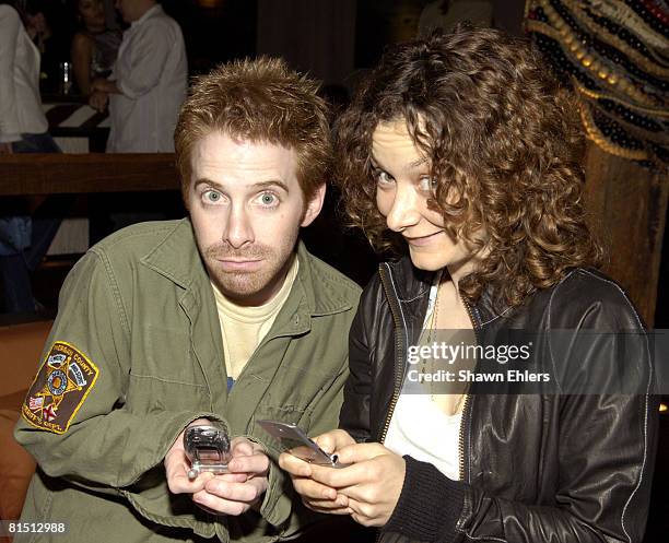 Seth Green and Sara Gilbert