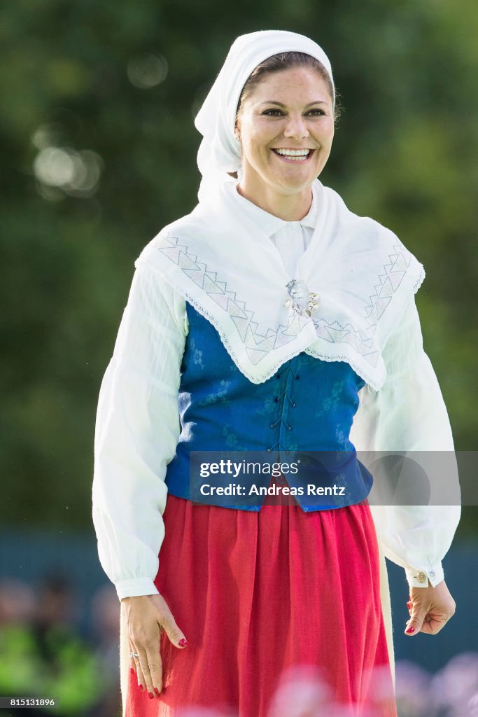 The Crown Princess Victoria of Sweden's 40th birthday Celebrations in Borgholm