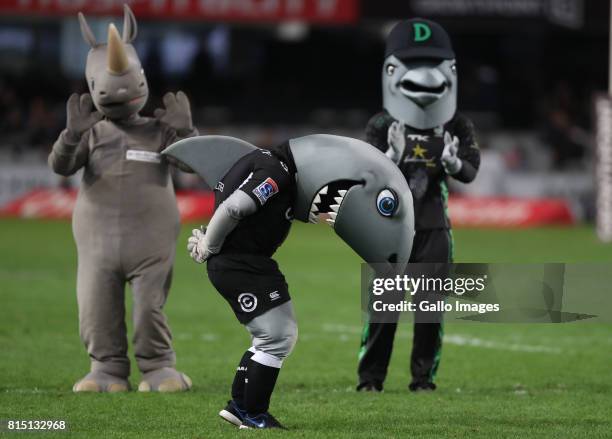 General views during the Super Rugby match between Cell C Sharks and Emirates Lions at Growthpoint Kings Park on July 15, 2017 in Durban, South...