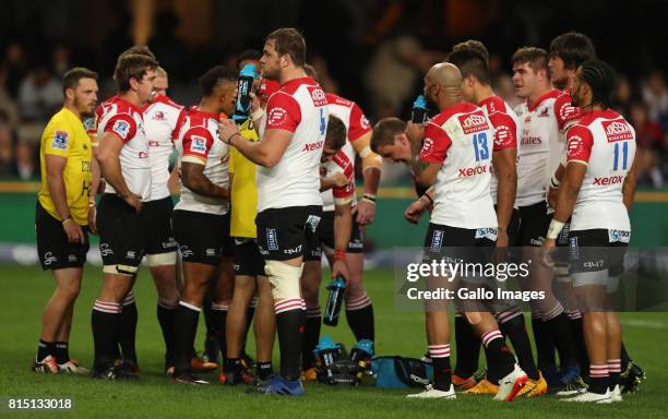 General views during the Super Rugby match between Cell C Sharks and Emirates Lions at Growthpoint Kings Park on July 15, 2017 in Durban, South...