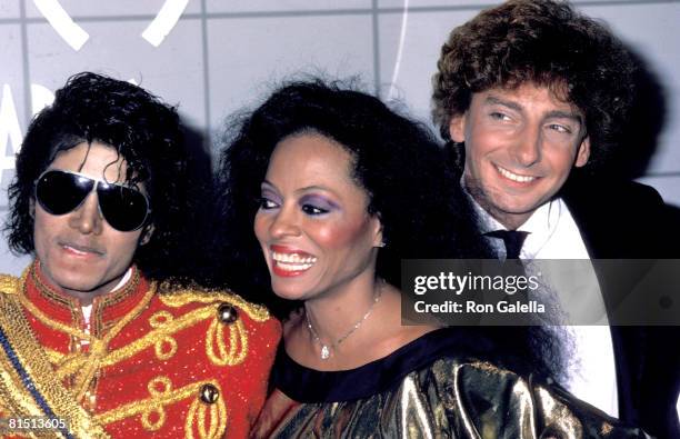 Michael Jackson, Diana Ross and Barry Manilow