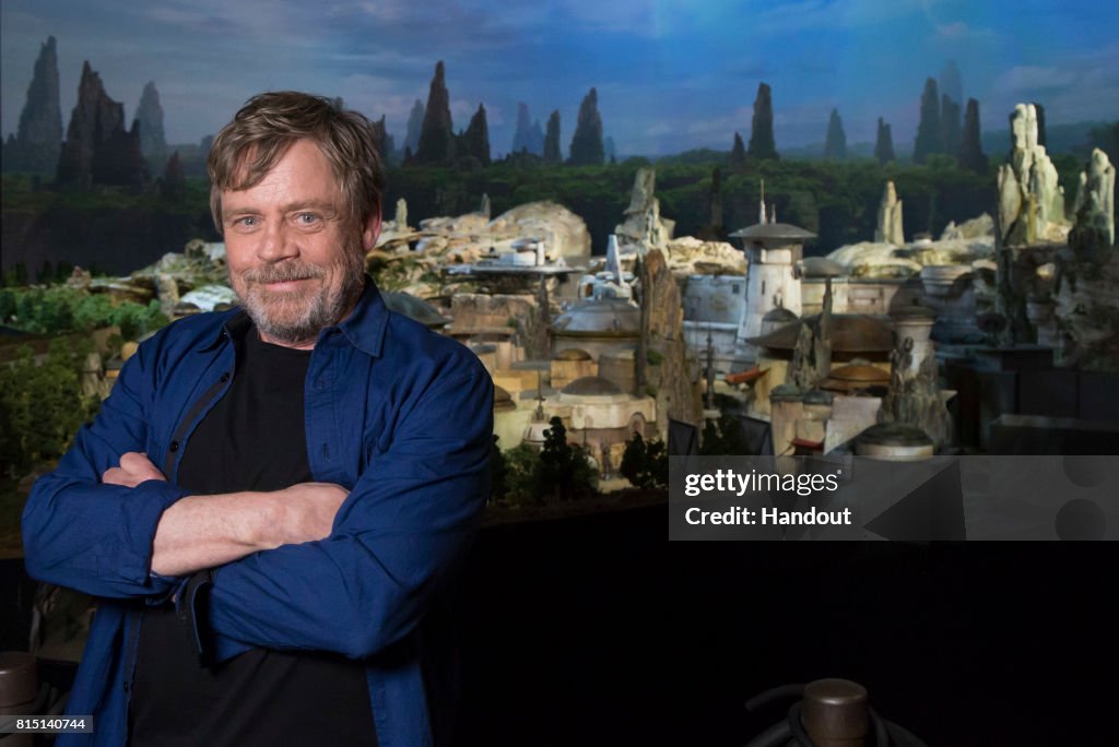 Mark Hamill Visits Star Wars: Galaxy's Edge