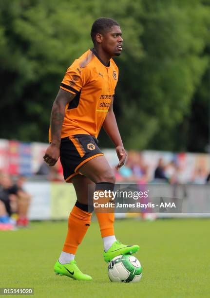 Ivan Cavaleiro of Wolverhampton Wanderers during the pre-season friendly between FC Viktoria Plzen and Wolverhampton Wanderers on July 15, 2017 in...